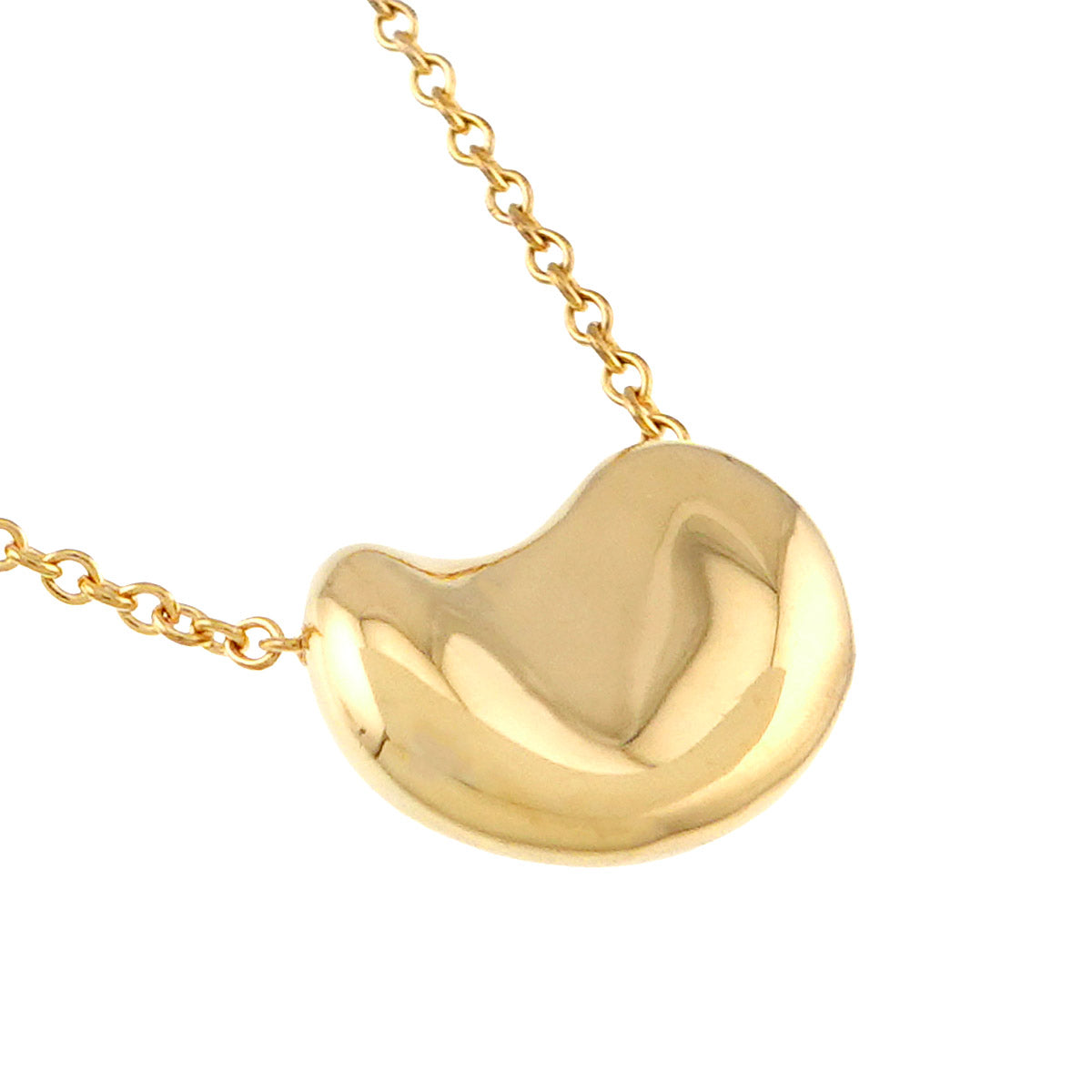 Bean Necklace 18K Yellow Gold 750