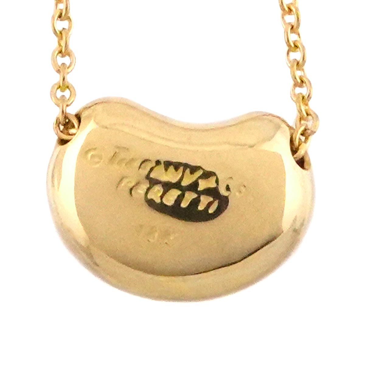 Bean Necklace 18K Yellow Gold 750