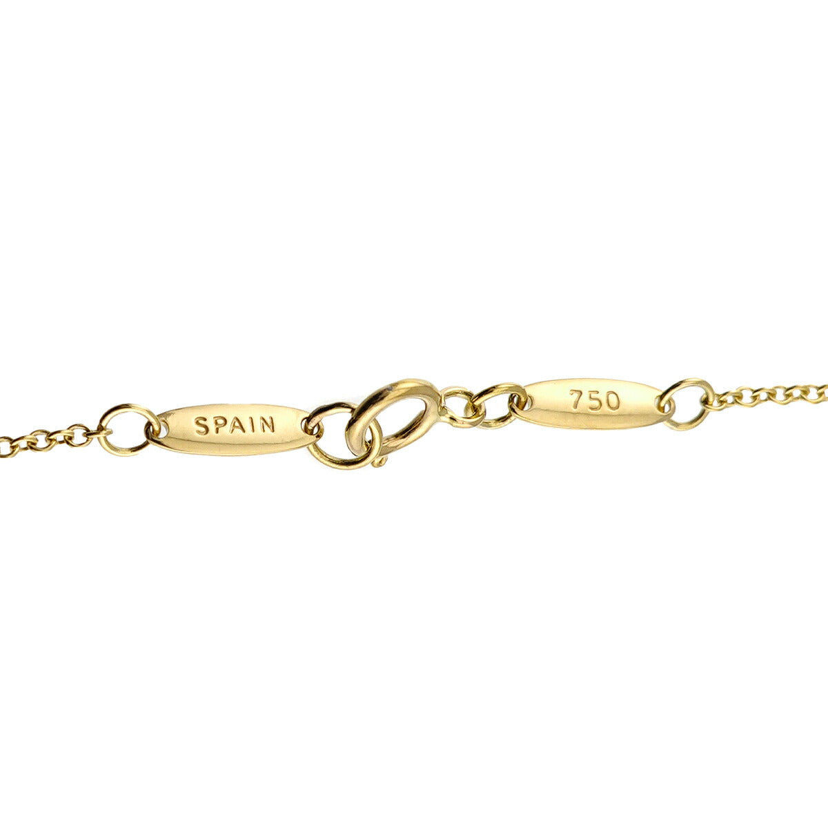 Open Heart Necklace 18K Yellow Gold 750
