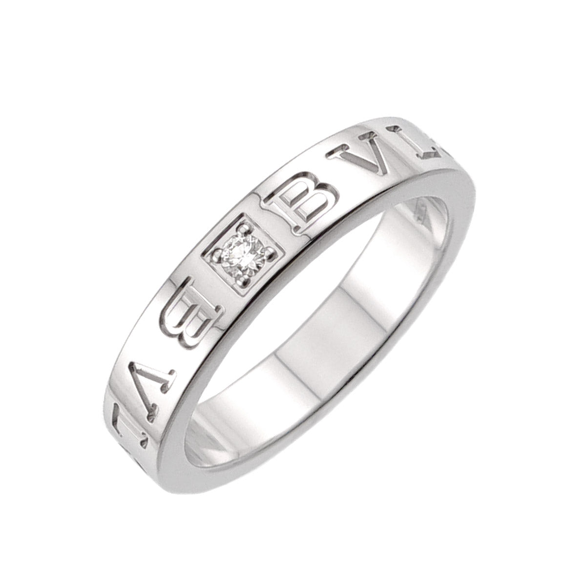 B-ZERO1 Diamond Ring 18K WG 750 size7.25(US)