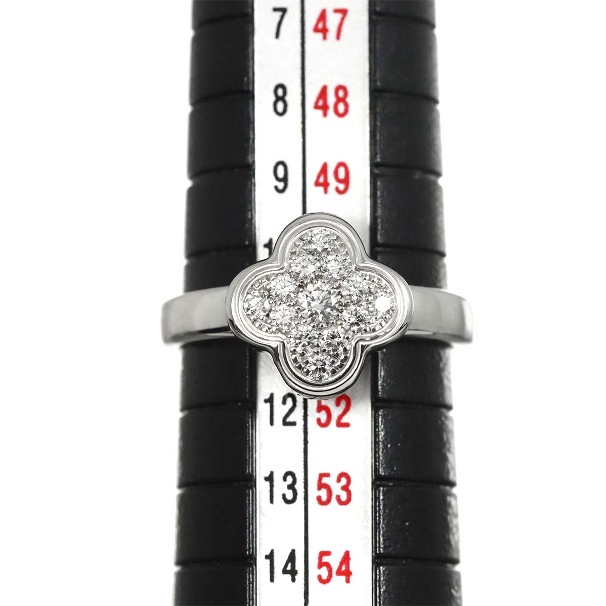 PureAlhambra Diamond Ring 18K WG 750 51 5.5-5.75(US)