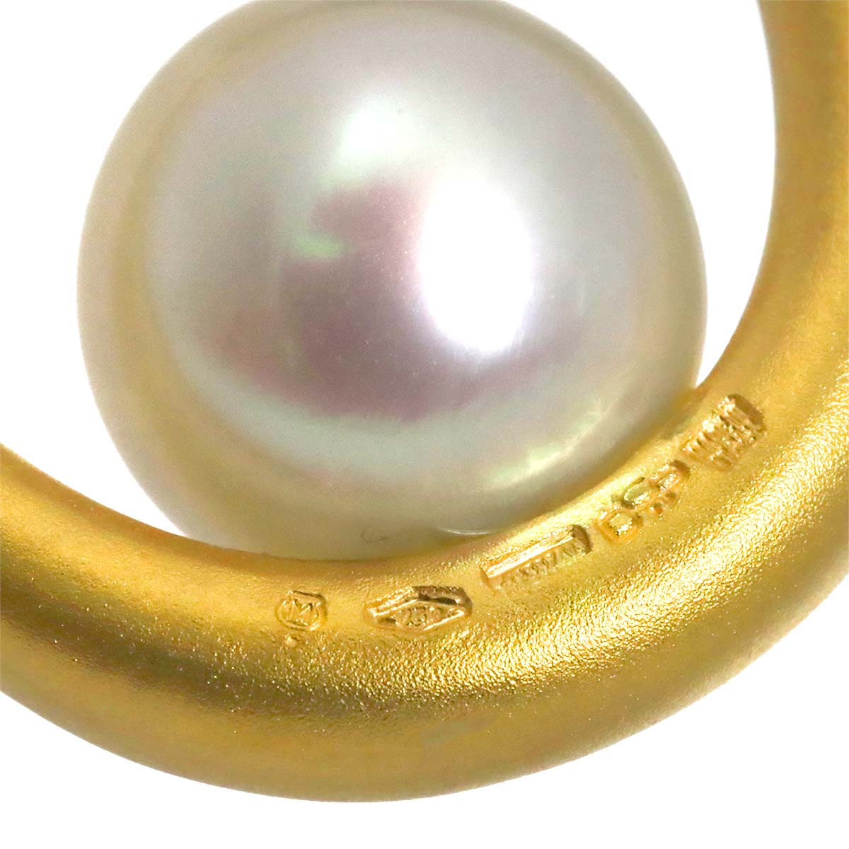 South Sea pearl 10.8mm Necklace 18K YG 750