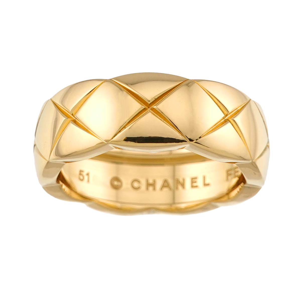 Coco Crush Ring MM 18K Yellow Gold 750 Size51 5.5-5.75(US)