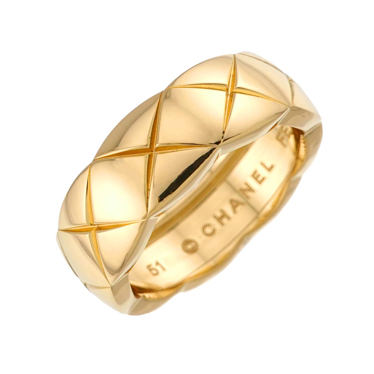Coco Crush Ring MM 18K Yellow Gold 750 Size51 5.5-5.75(US)