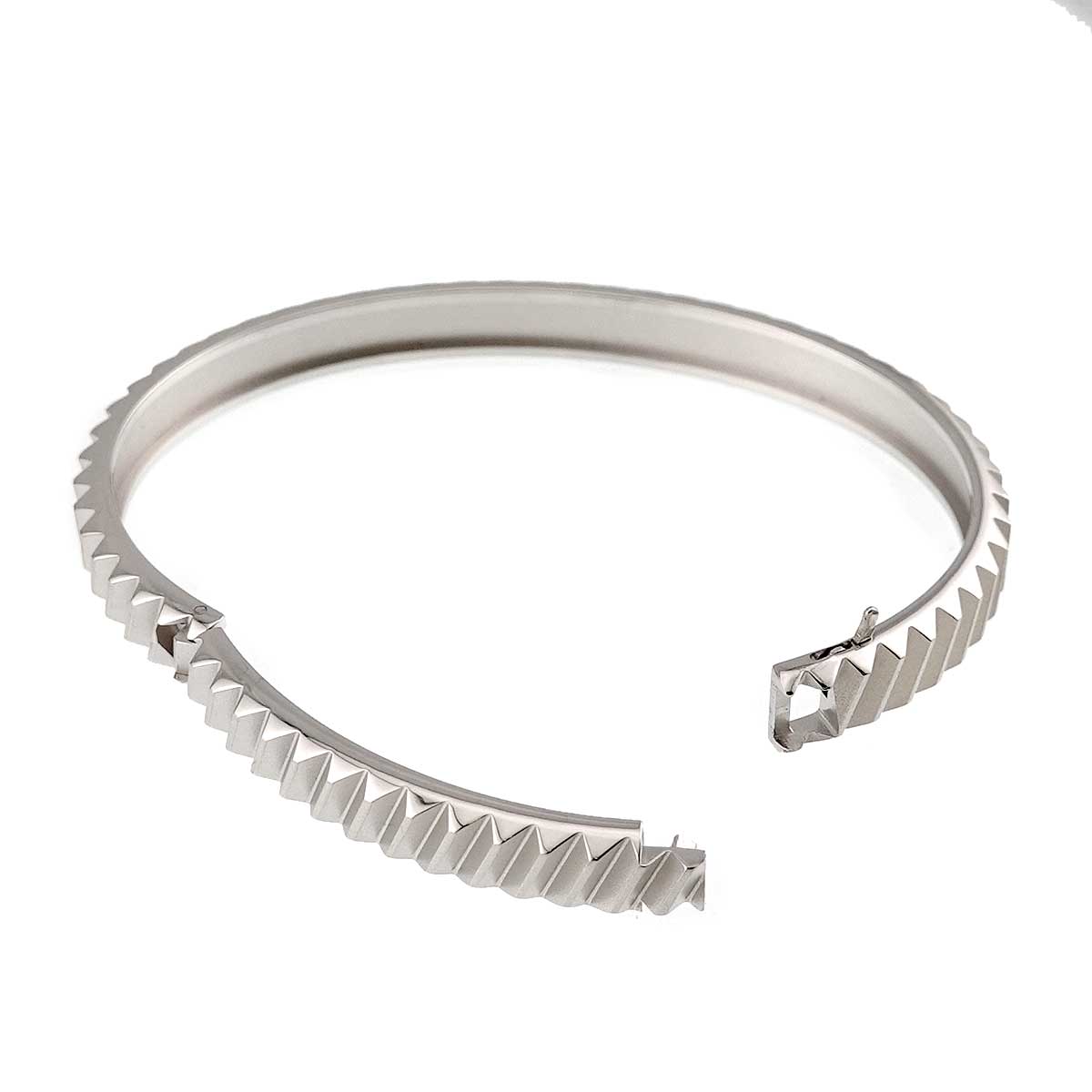Bracelet Bangle 18K White Gold 750