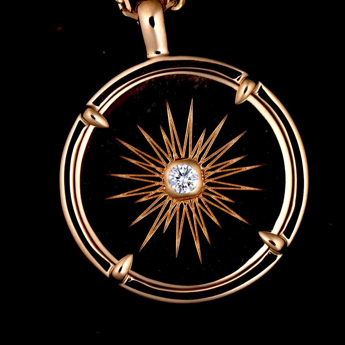 Legende de Diamond MOP Necklace 18K Pink Gold 750