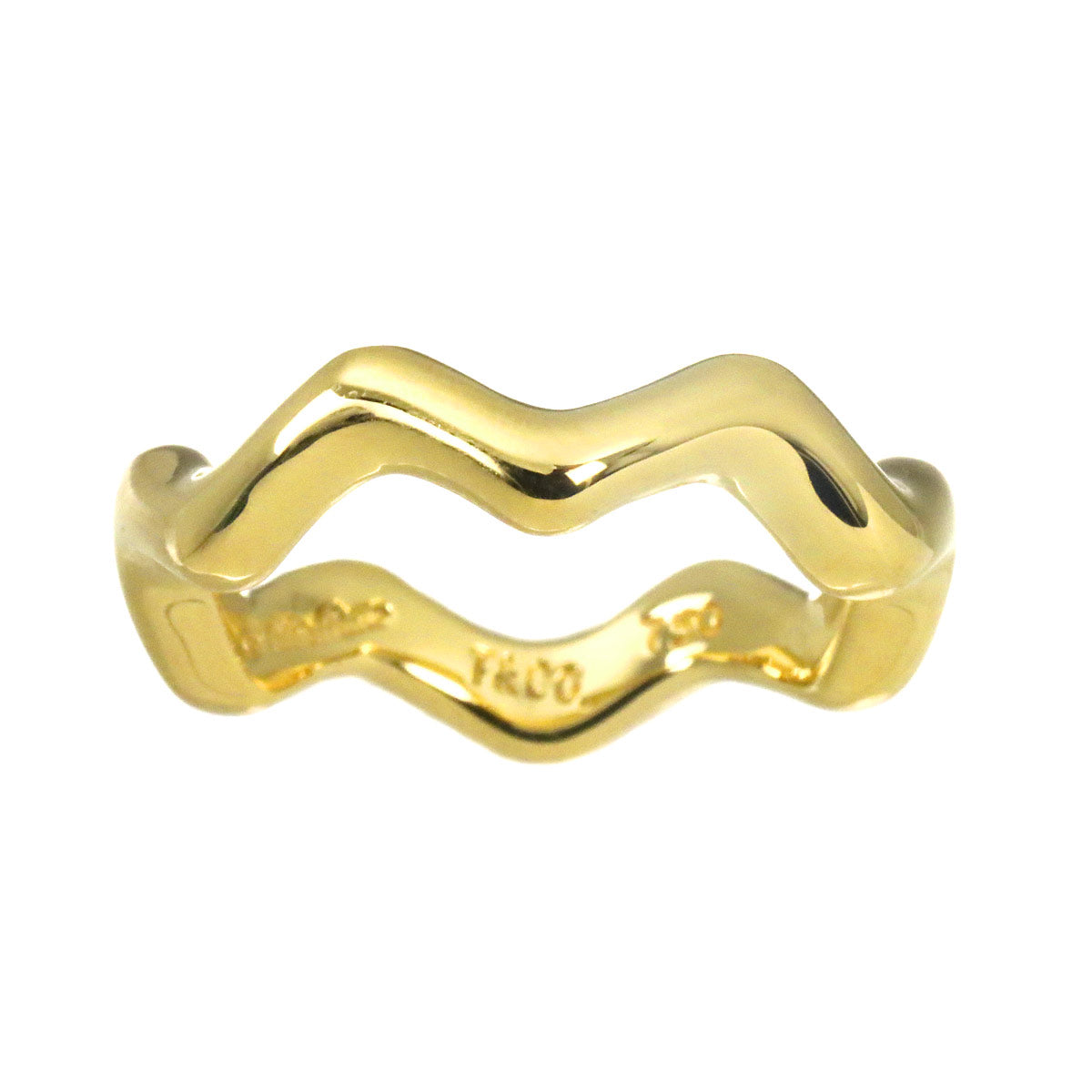 Ring 18K Yellow Gold 750 Size5.25-5.5(US)