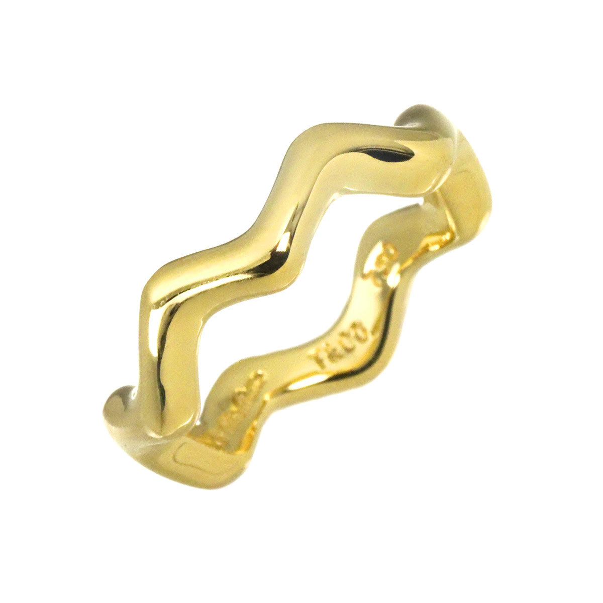 Ring 18K Yellow Gold 750 Size5.25-5.5(US)