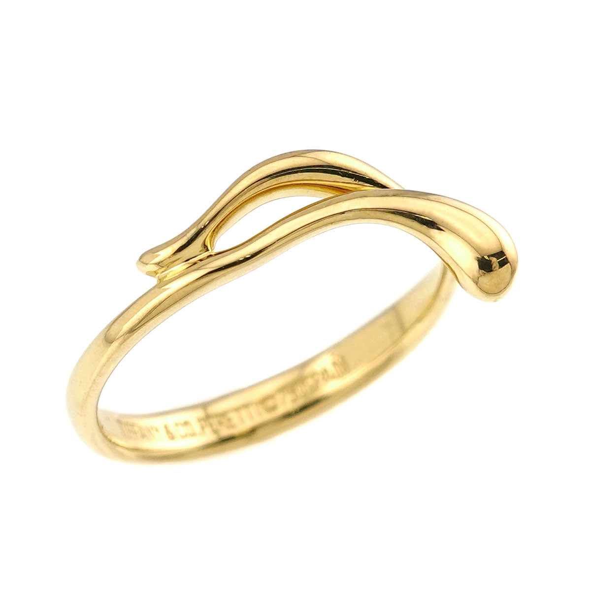 Teardrop Ring 18K YG 750 size4.75-5(US)