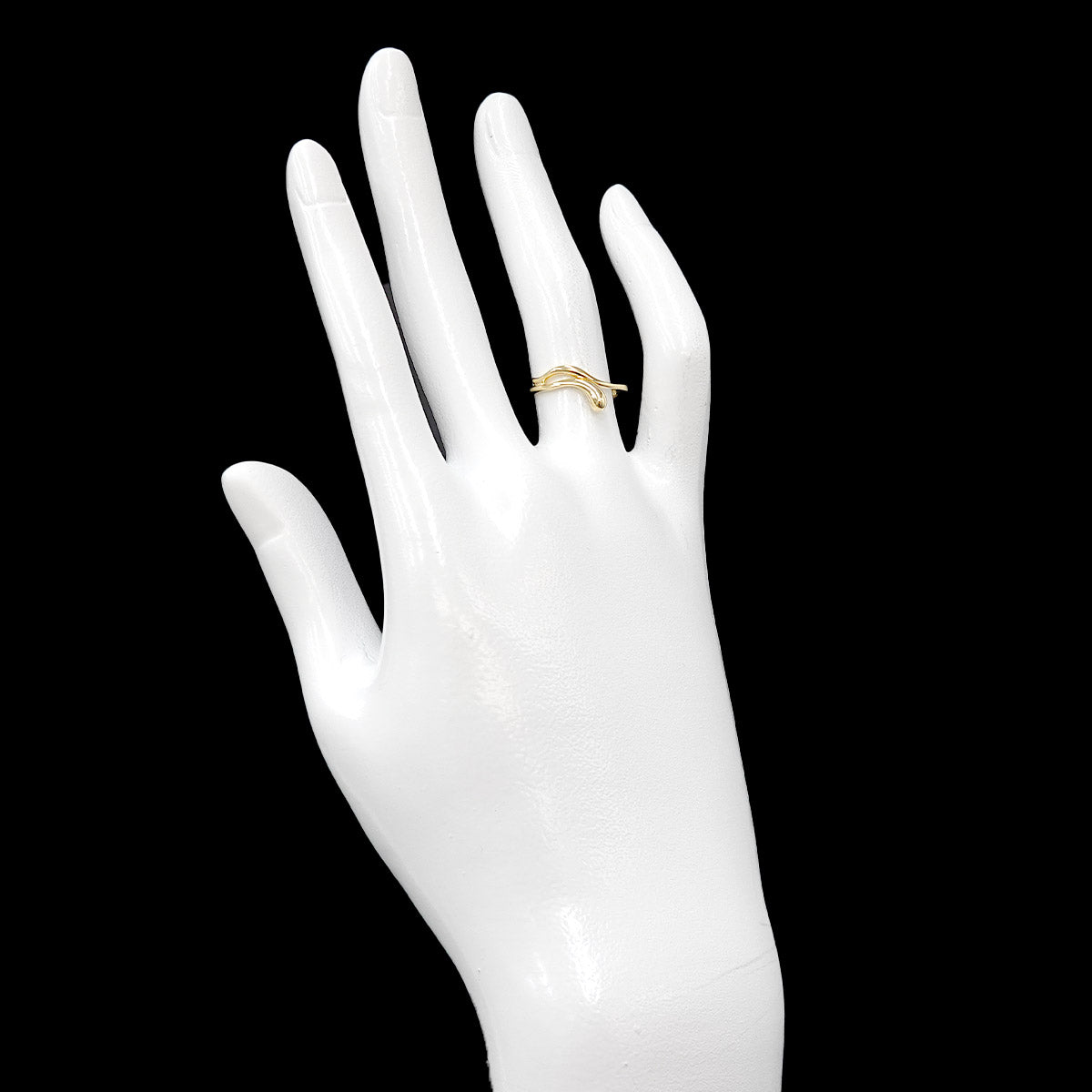 Teardrop Ring 18K YG 750 size4.75-5(US)