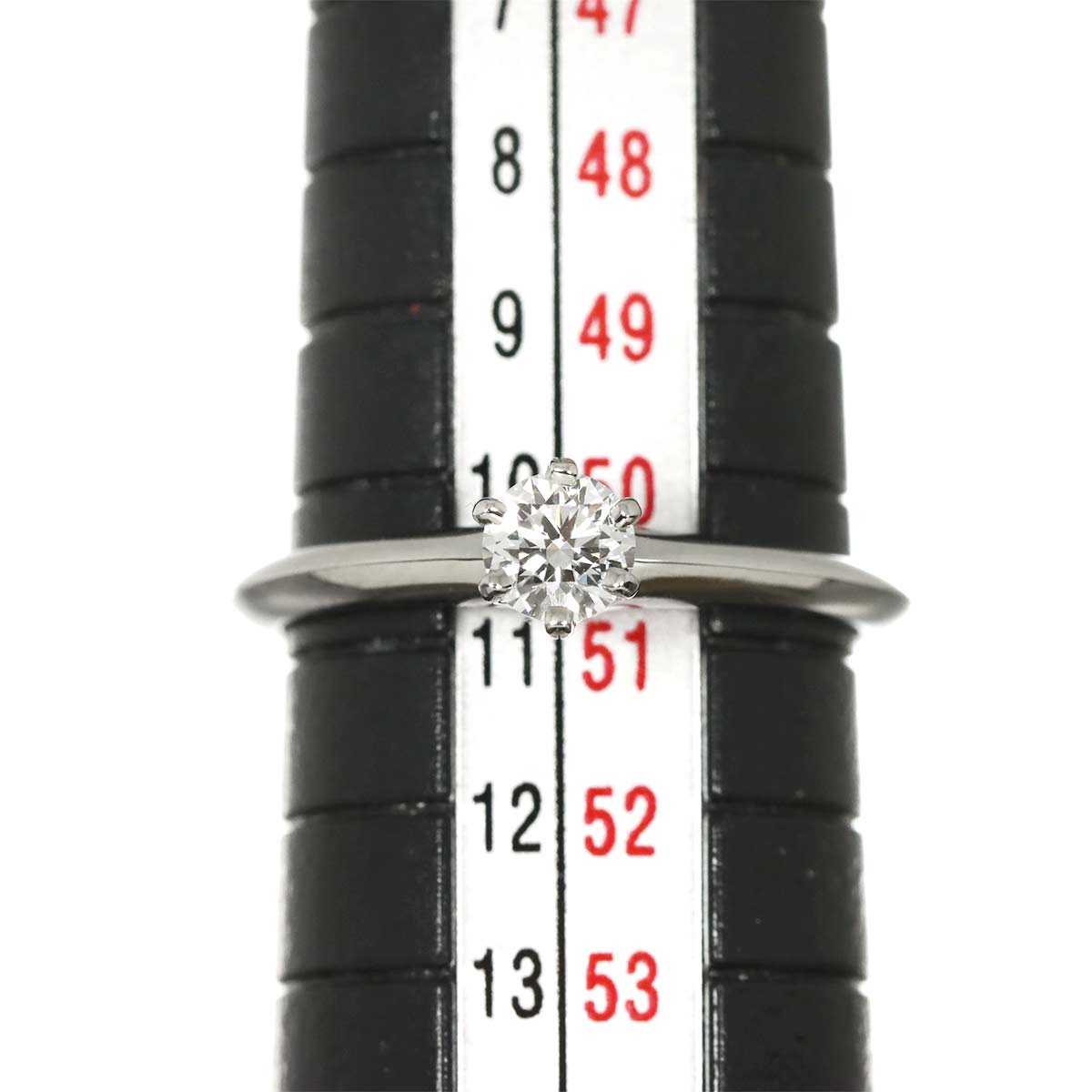 Diamond 0.27ct F/VS1/EX Ring Pt 5.5-5.75(US)
