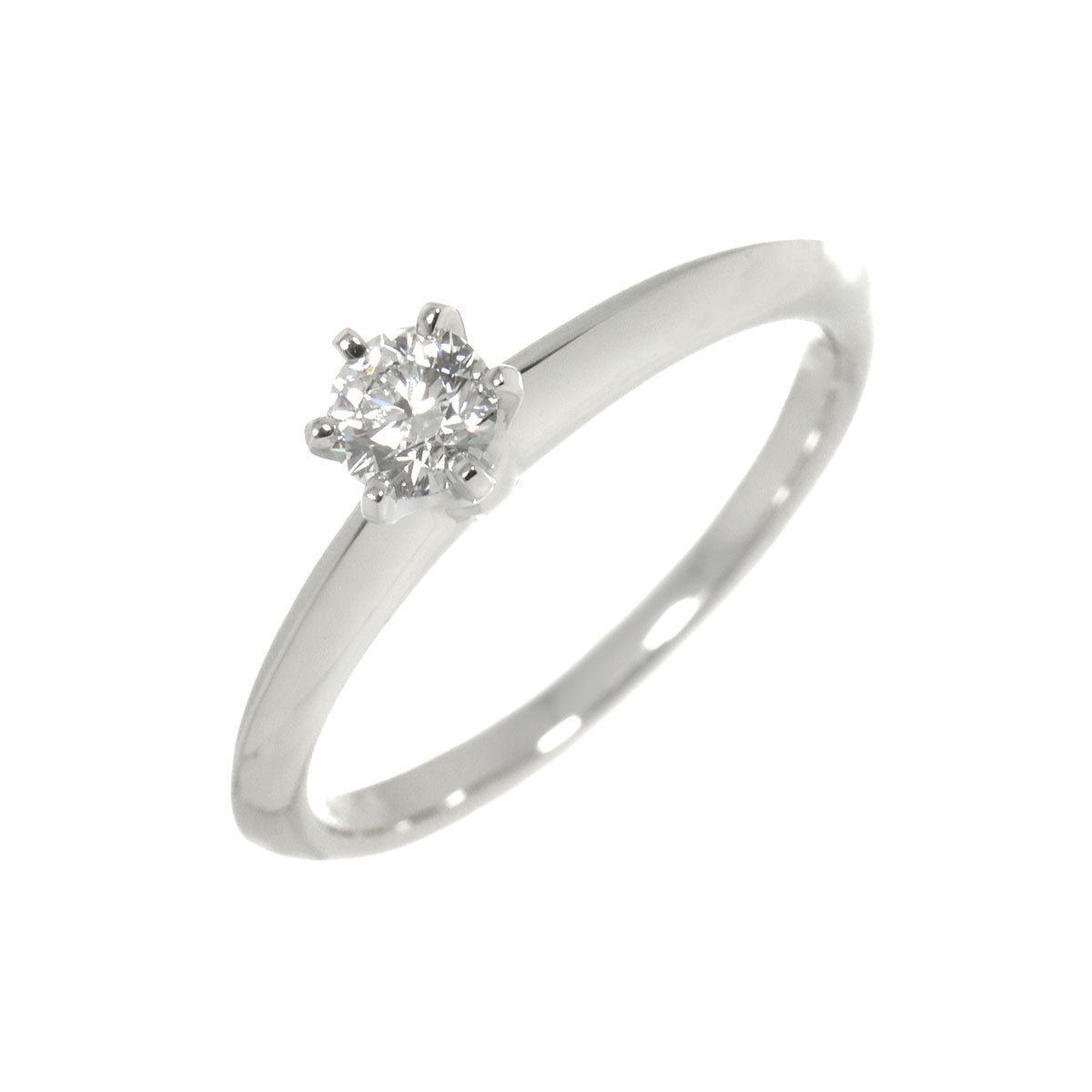 Diamond 0.25ct D/IF/3EX Ring Pt Platinum Size5.75-6(US)