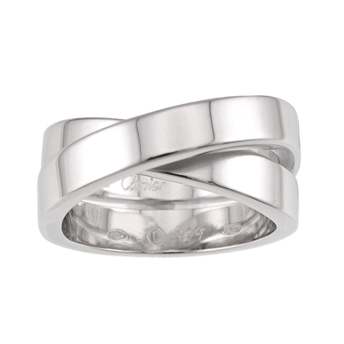 Paris Ring 18K White Gold 750 size53 6-6.25(US)
