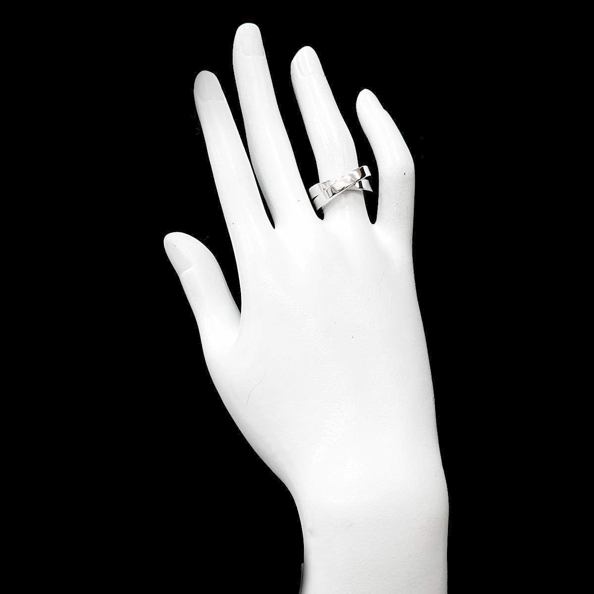 Paris Ring 18K White Gold 750 size53 6-6.25(US)