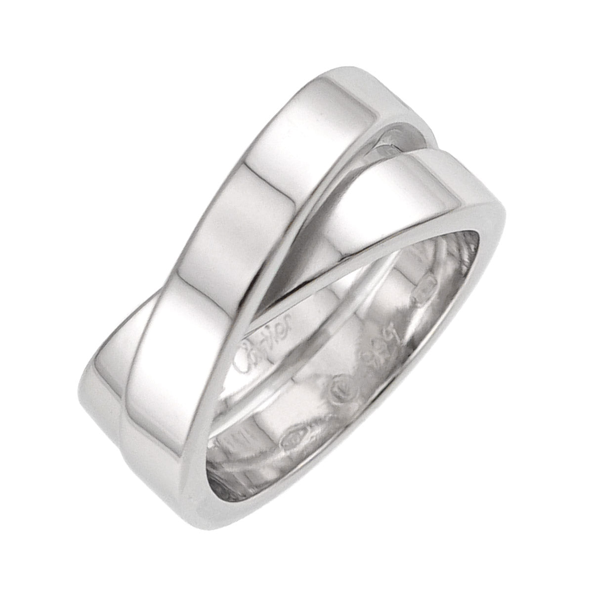 Paris Ring 18K White Gold 750 size53 6-6.25(US)