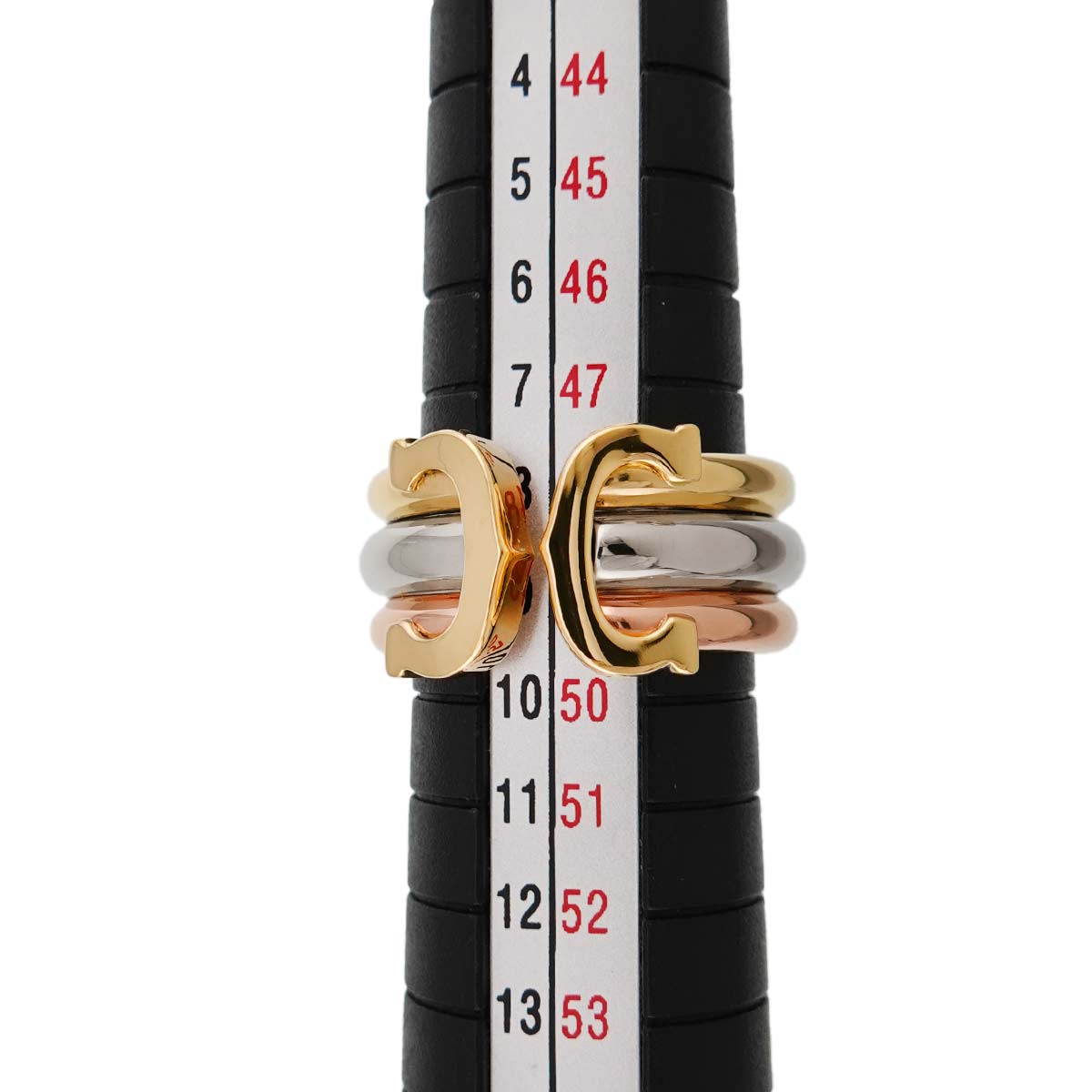 C2 Ring 18K YG WG PG 750 Size48 4.5-4.75(US)