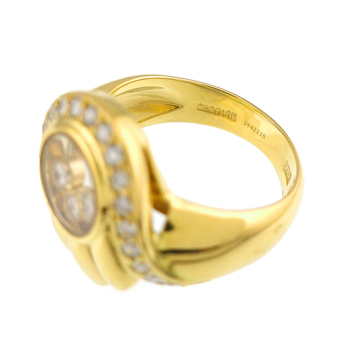 Happy Diamond Ring 18K YG 750 Size6.25-6.5(US)