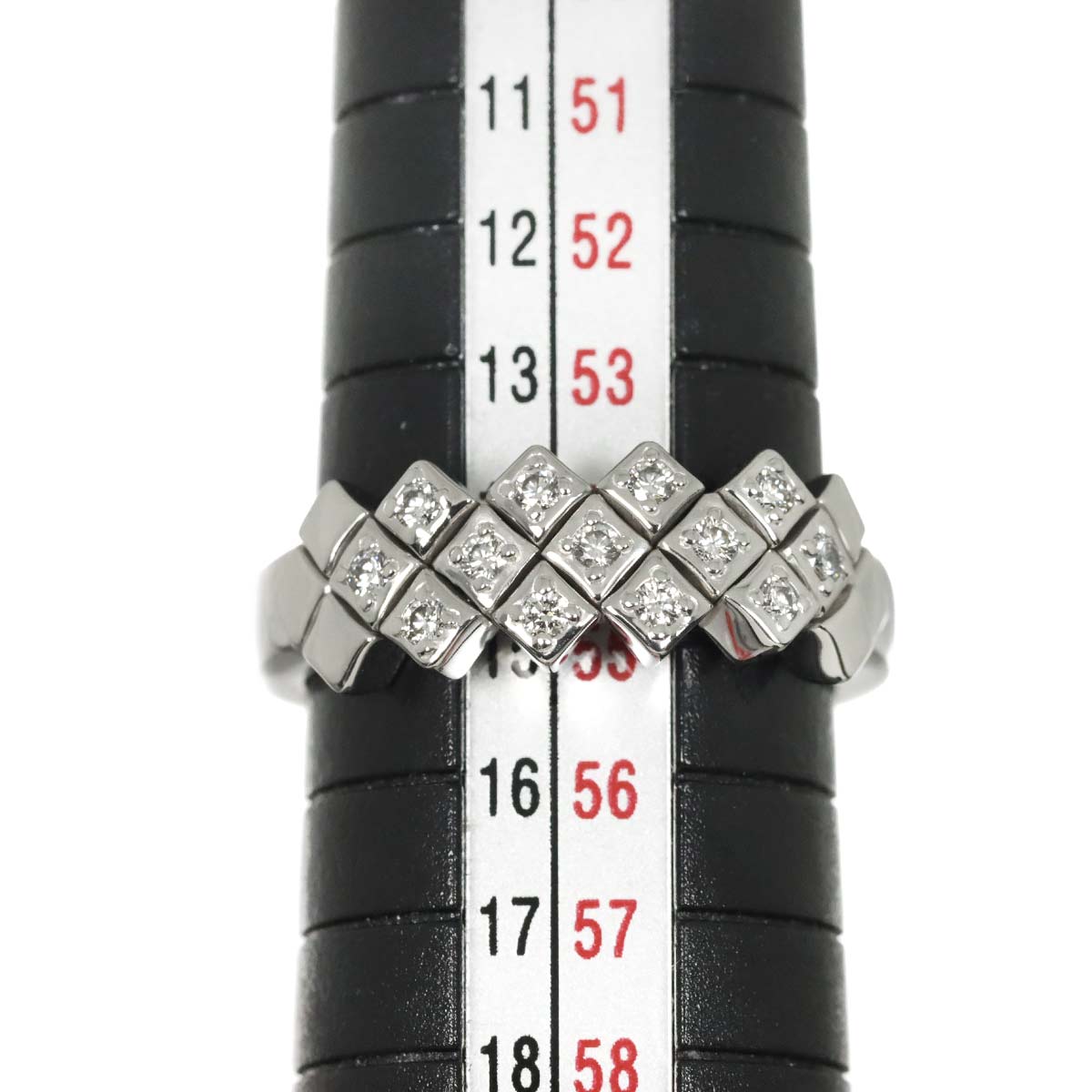 Diamond 0.21ct Ring 18K WG 750 Size7.25(US)