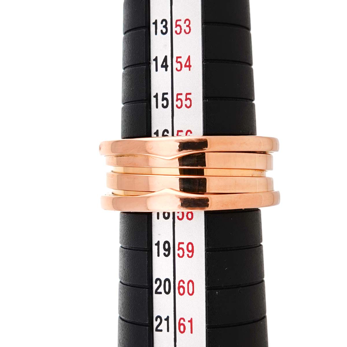 B-ZERO1 3Band Ring 18K Pink Gold 750 Size58 7.75-8(US)
