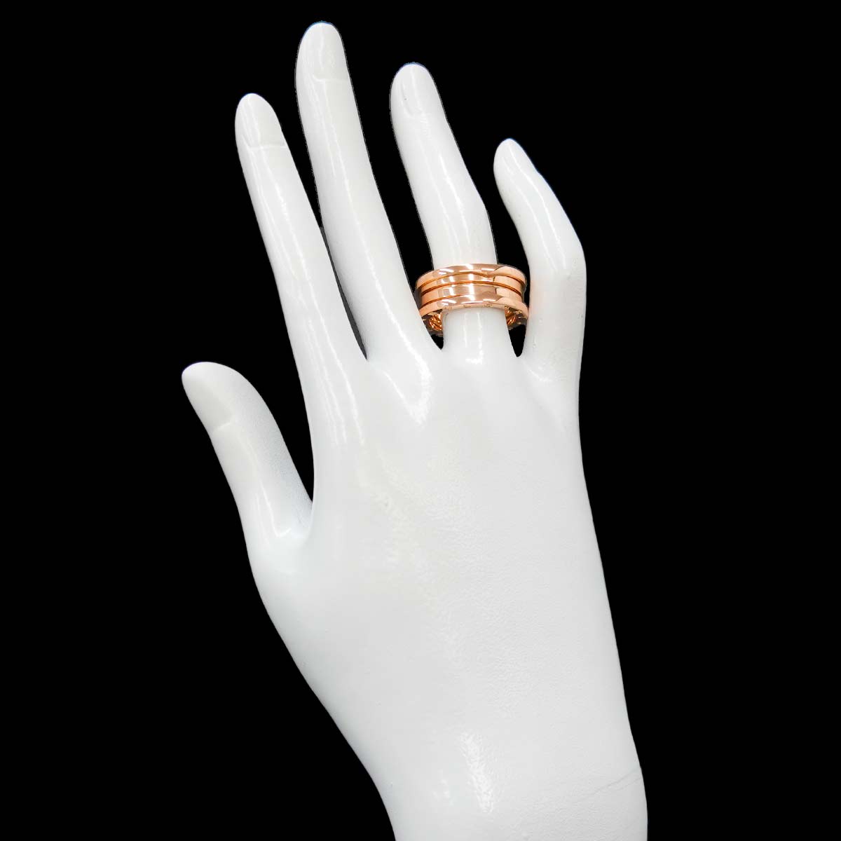 B-ZERO1 3Band Ring 18K Pink Gold 750 Size58 7.75-8(US)