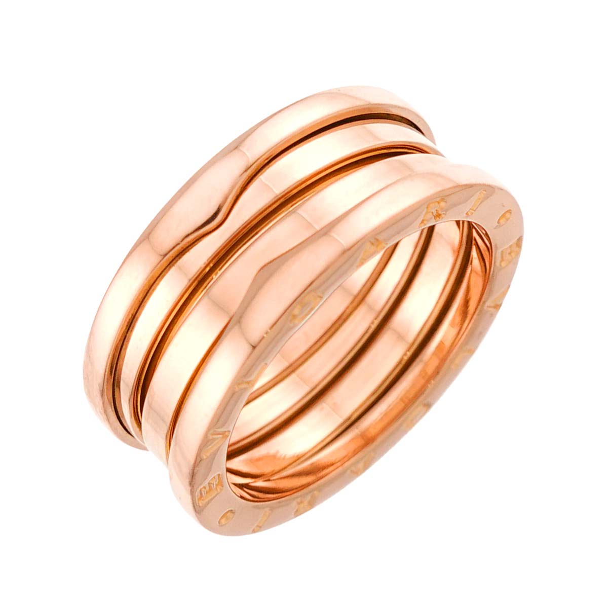 B-ZERO1 3Band Ring 18K Pink Gold 750 Size58 7.75-8(US)