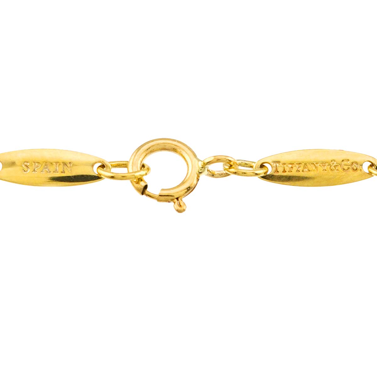 Open Heart Necklace 18K Yellow Gold 750