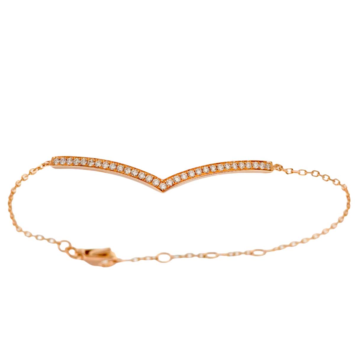Josephine Diamond Bracelet 18K Pink Gold 750