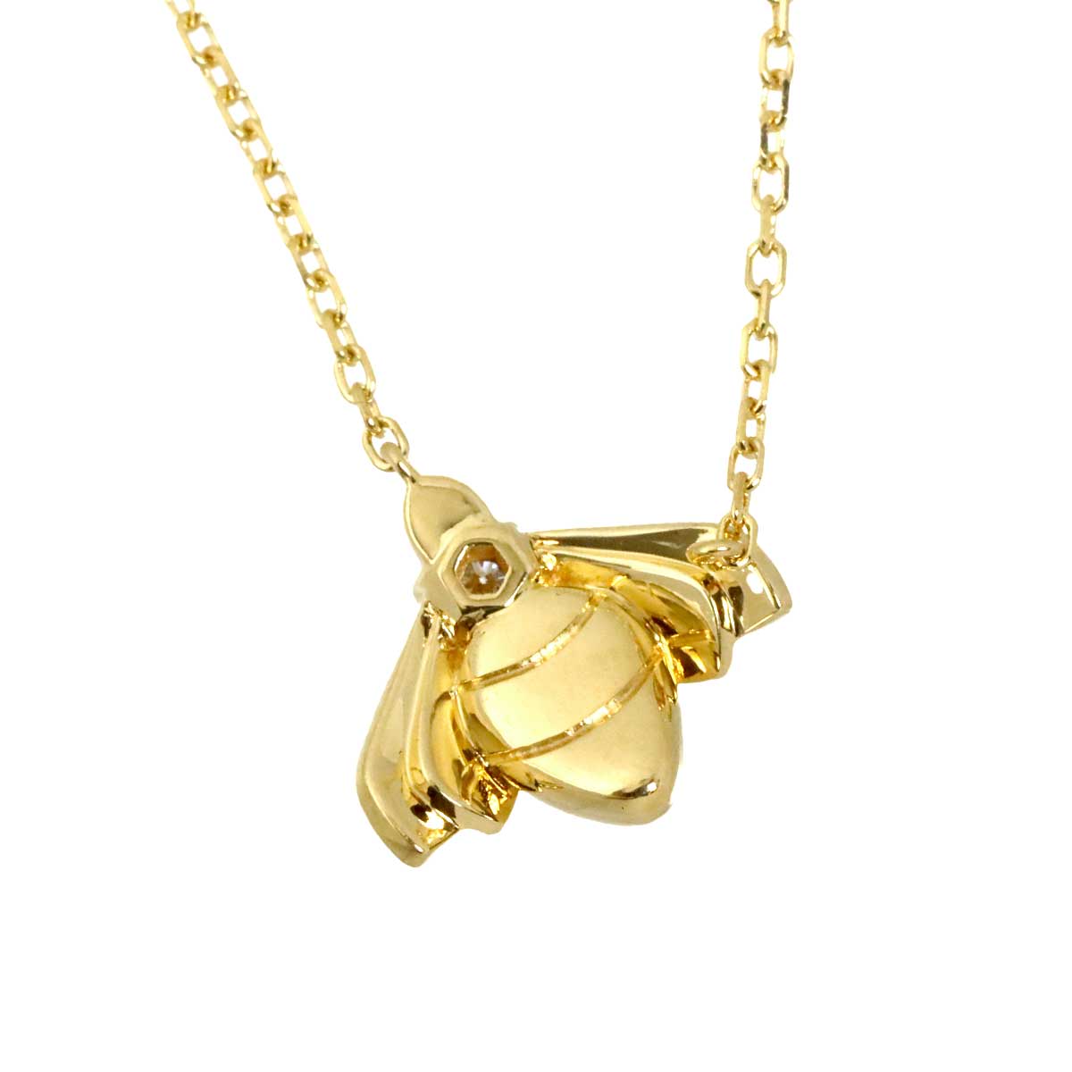 Bee de Diamond Necklace 18K Yellow Gold 750