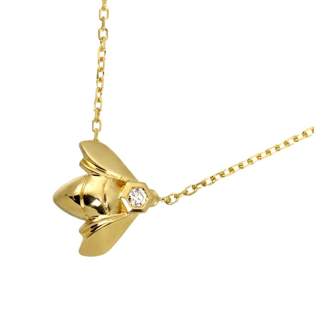 Bee de Diamond Necklace 18K Yellow Gold 750