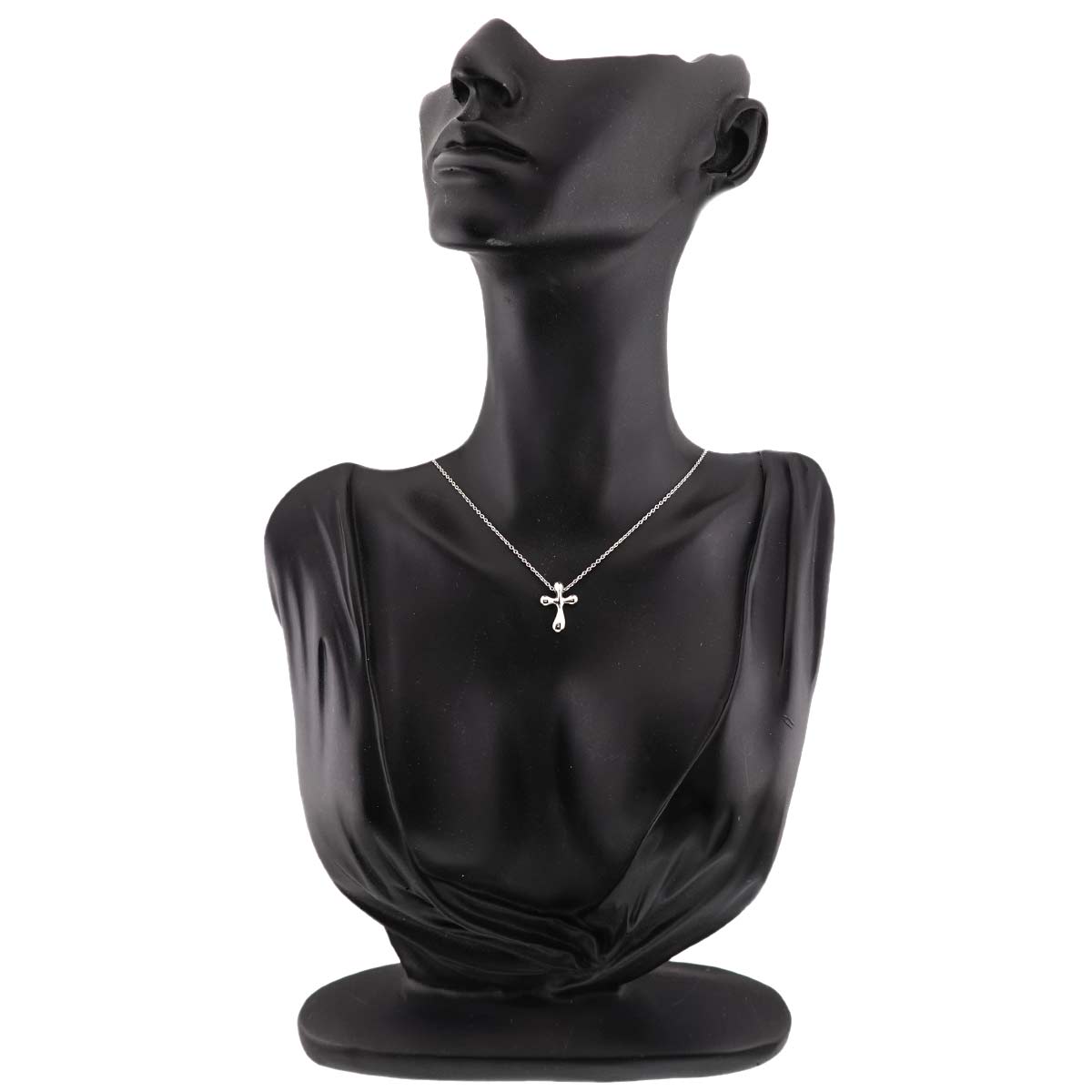 Cross Necklace Platinum