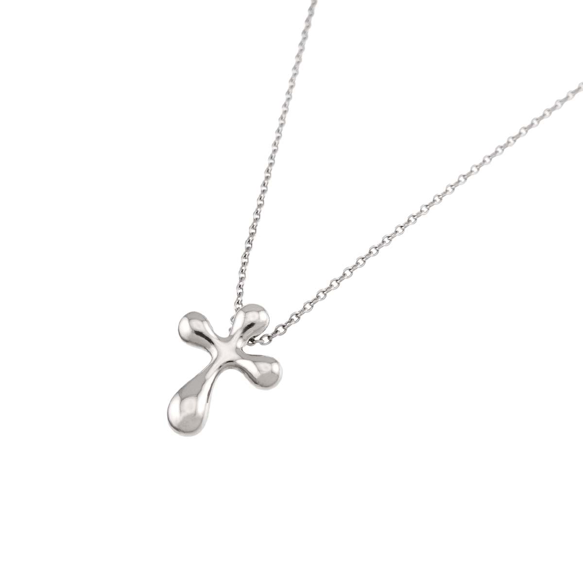Cross Necklace Platinum