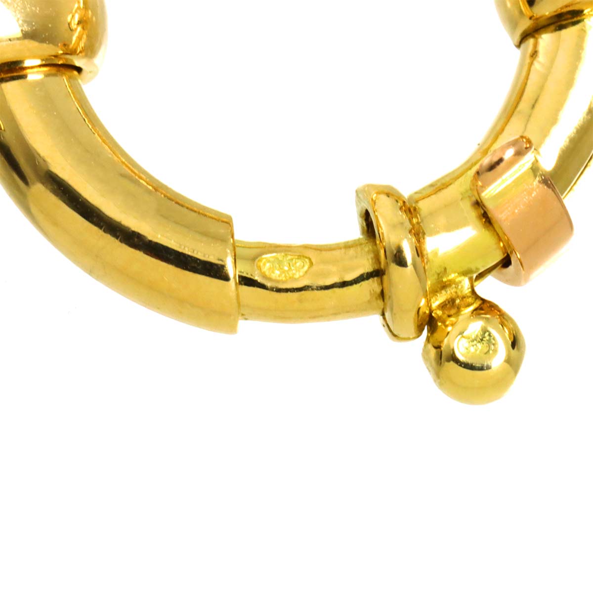 Onyx Necklace 18K Yellow Gold 750