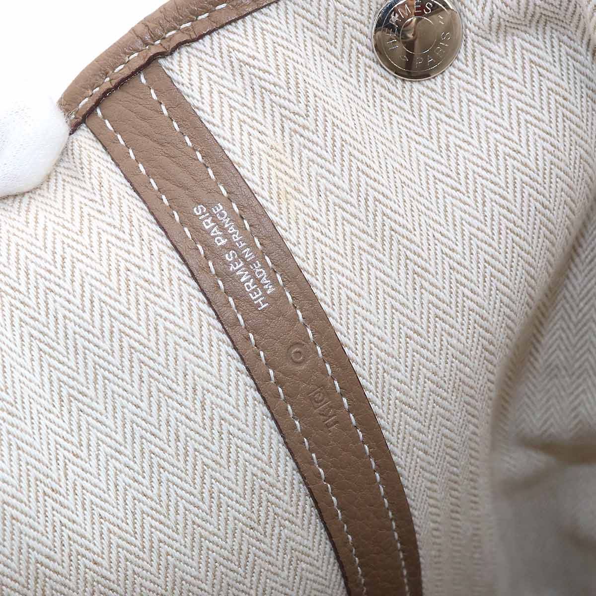 Garden Party 36 PM Tote Bag Negonda Leather Etoupe Purse