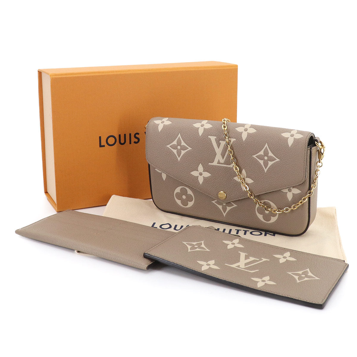 Bicolor Monogram Empreinte Pochette Felice Wallet M82610