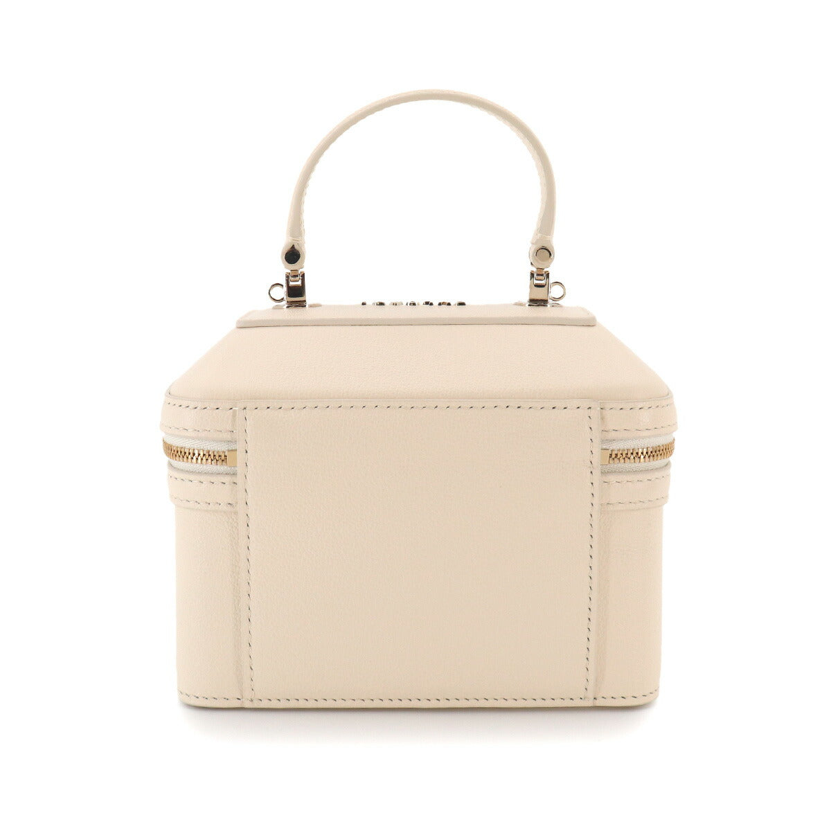 Serpenti Vanity Hand Shoulder Bag Leather White 291661
