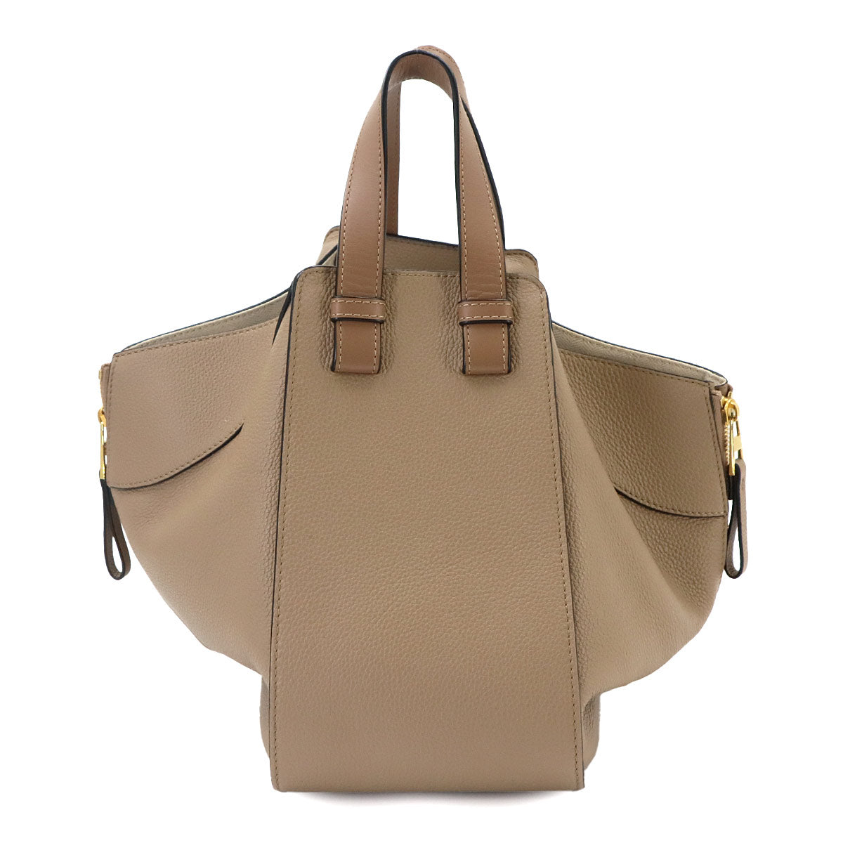Hammock Small Hand Shoulder Bag Leather Beige Brown A538S35X51