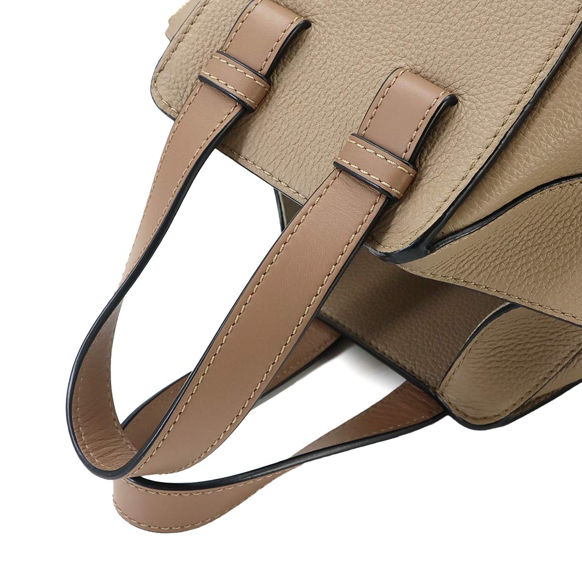 Hammock Small Hand Shoulder Bag Leather Beige Brown A538S35X51