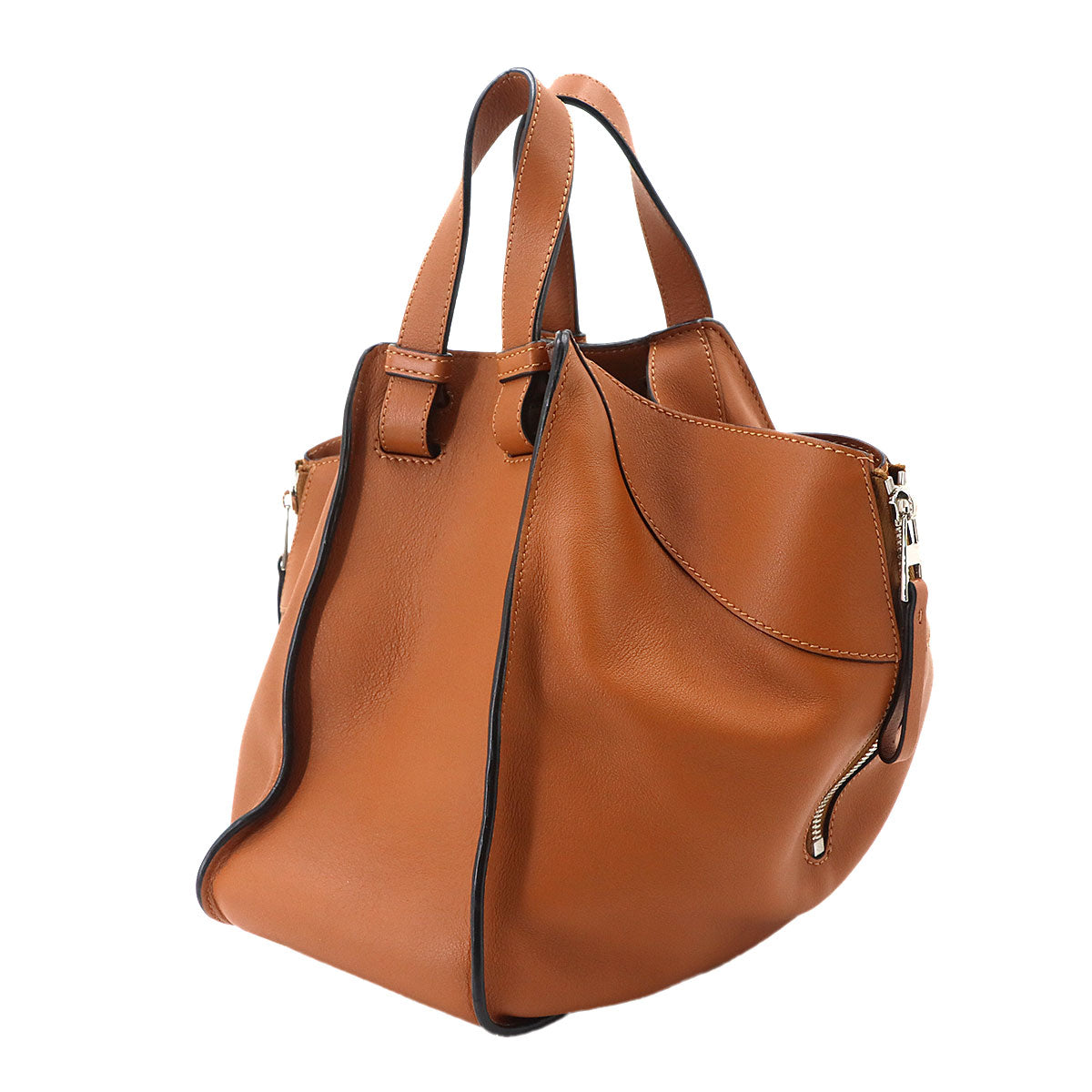 Hammock Small Hand Shoulder Bag Leather Brown Purse