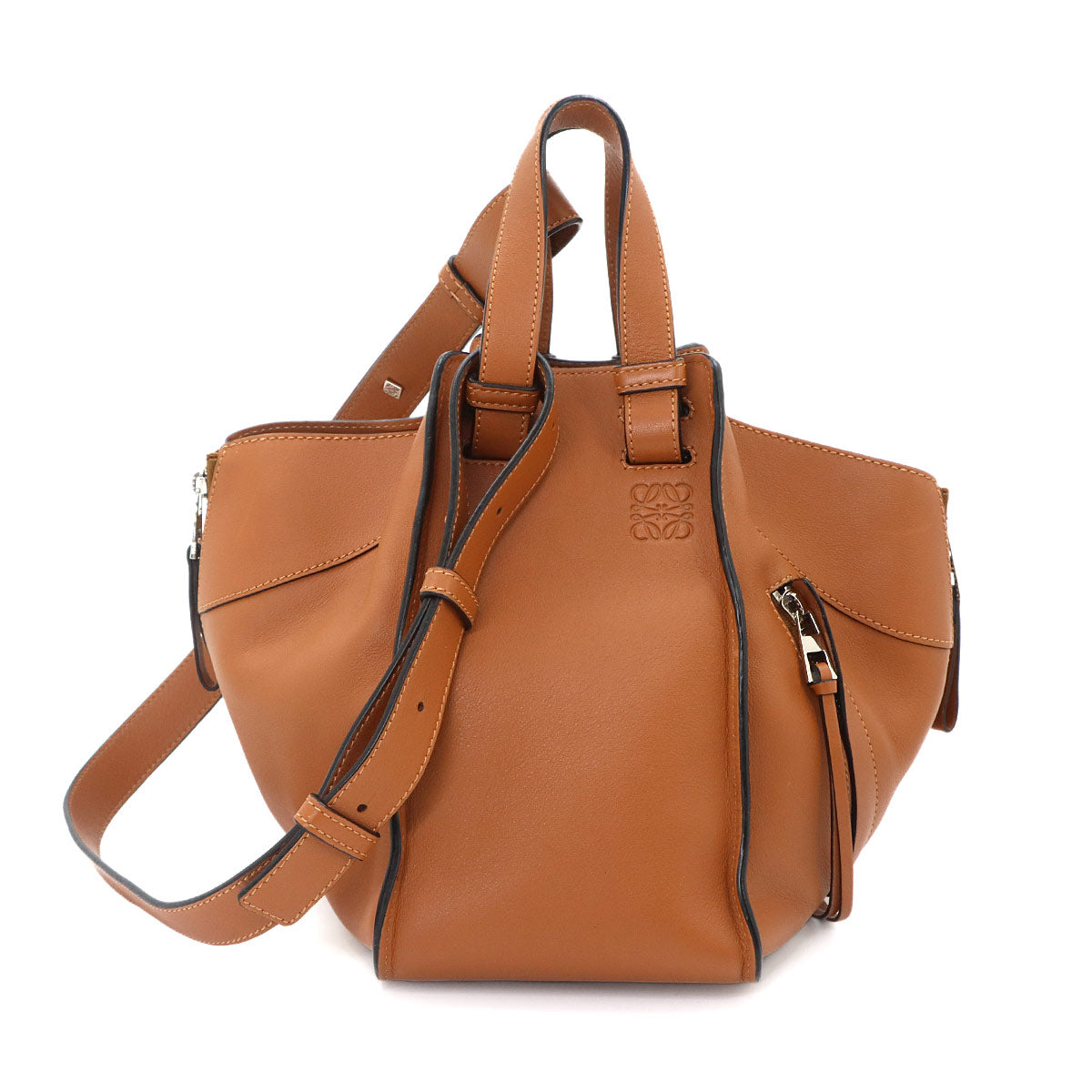 Hammock Small Hand Shoulder Bag Leather Brown Purse