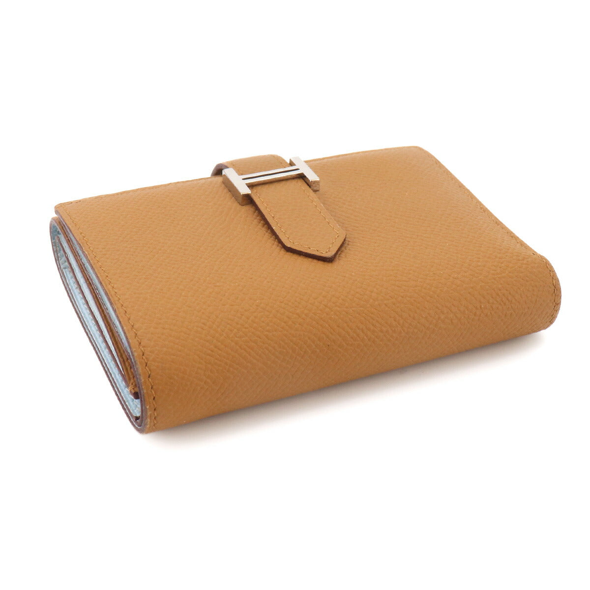 Bearn Combine Verso Compact Wallet Epsom Sesame Blue brume