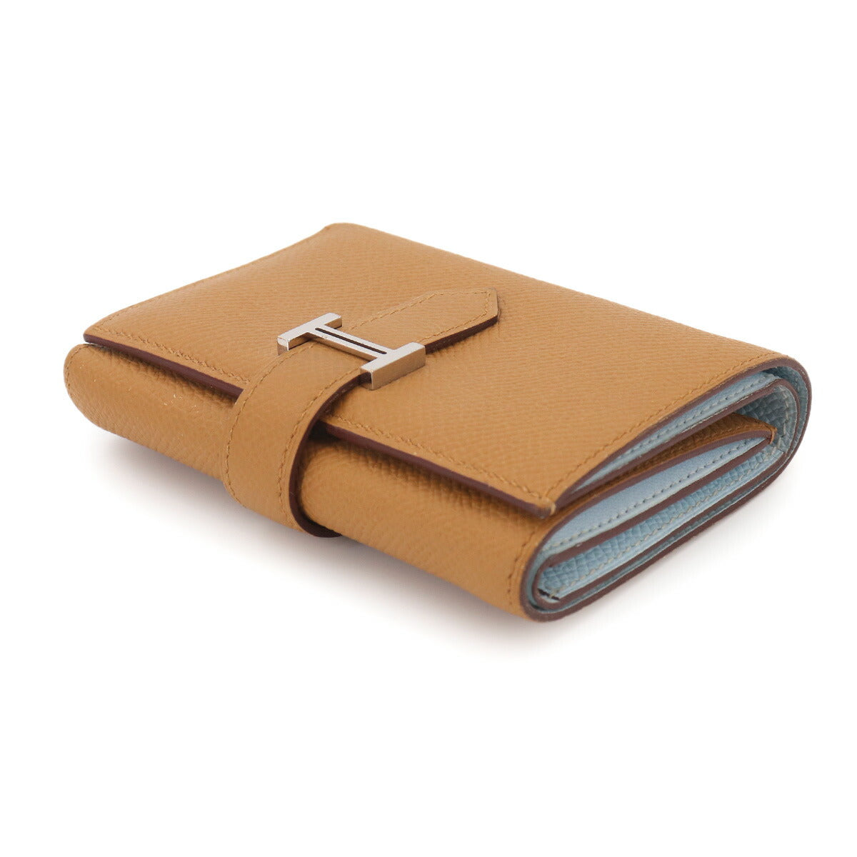 Bearn Combine Verso Compact Wallet Epsom Sesame Blue brume