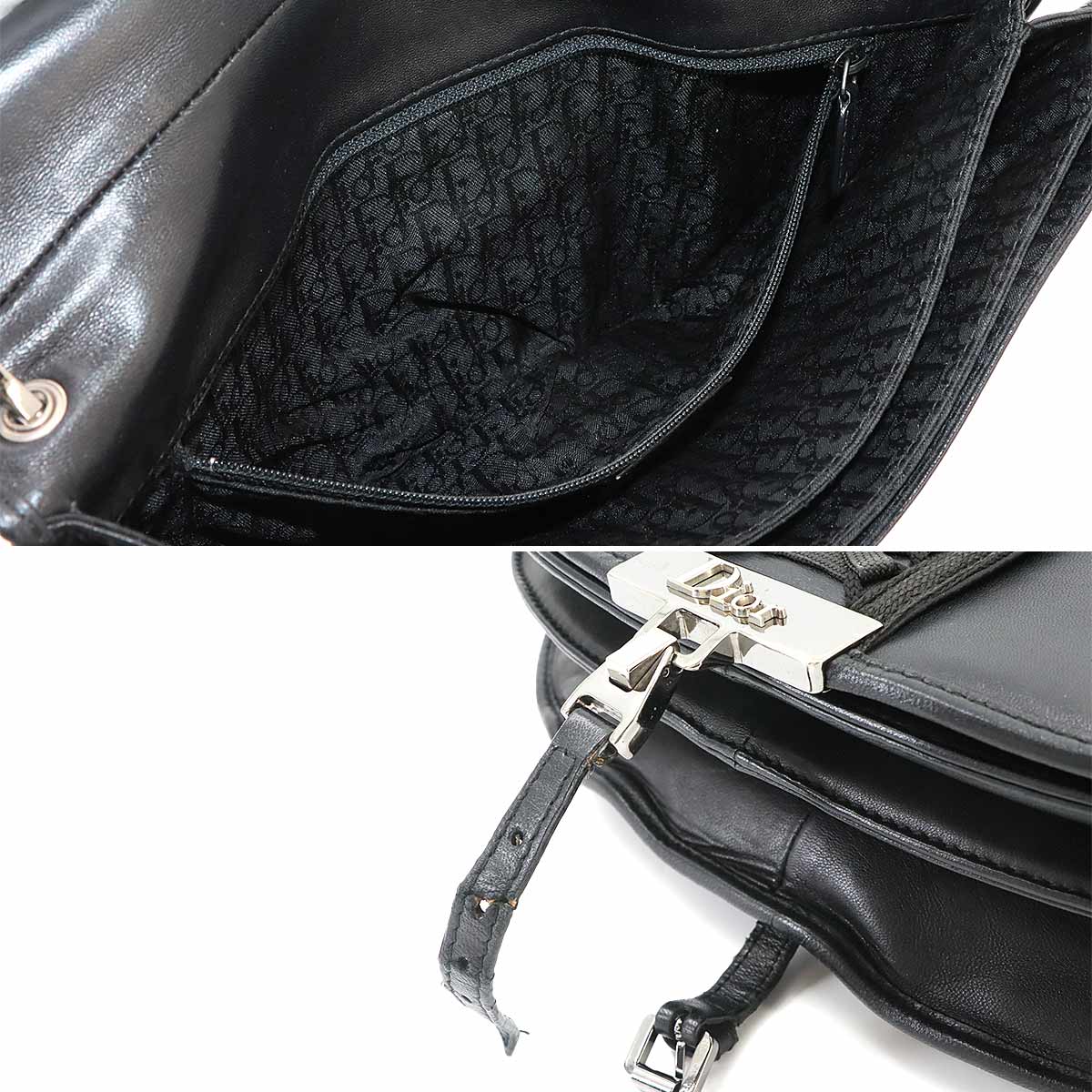 Admit It Shoulder Bag Leather Black Corset Purse