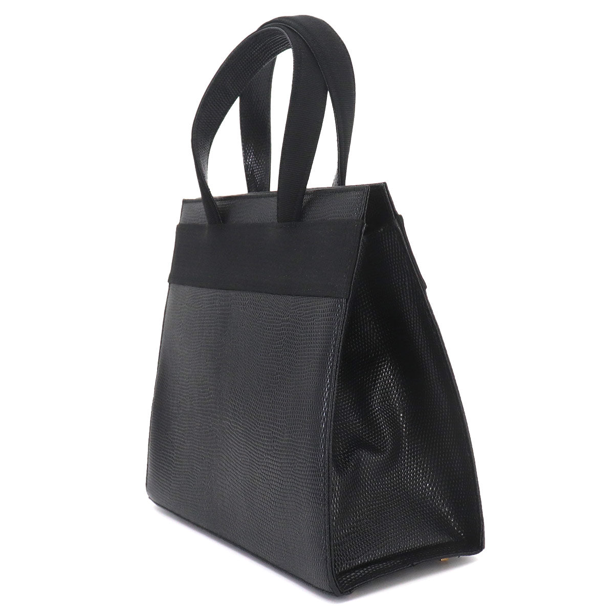Vara 2way Hand Shoulder Bag Leather Black Purse