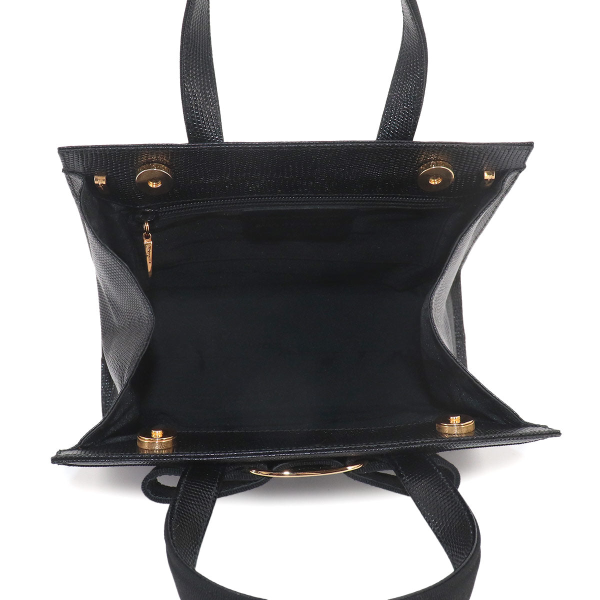 Vara 2way Hand Shoulder Bag Leather Black Purse
