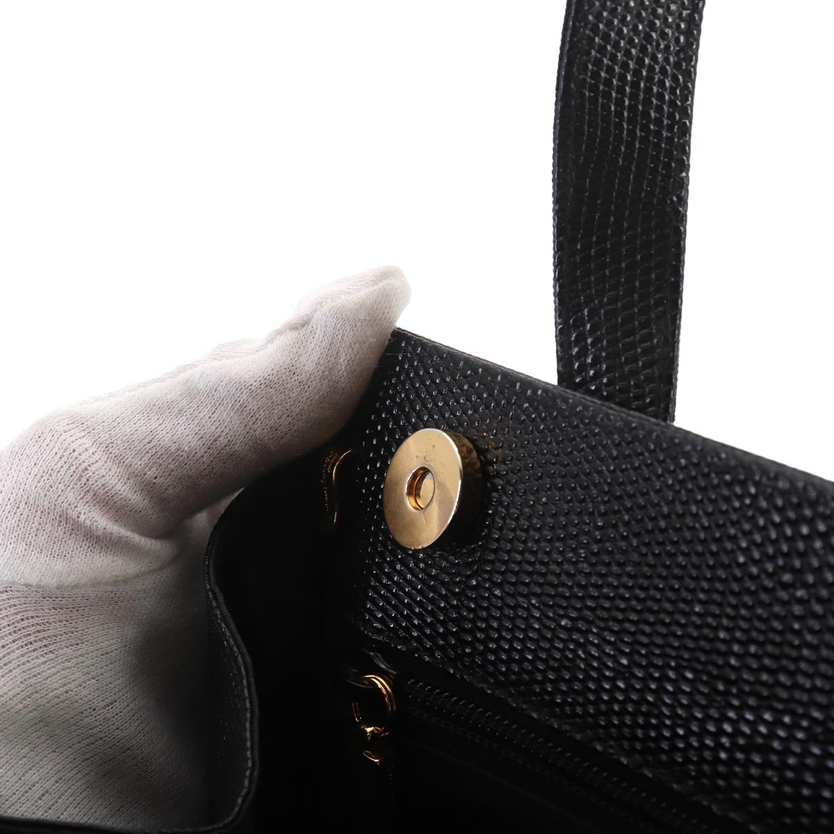 Vara 2way Hand Shoulder Bag Leather Black Purse