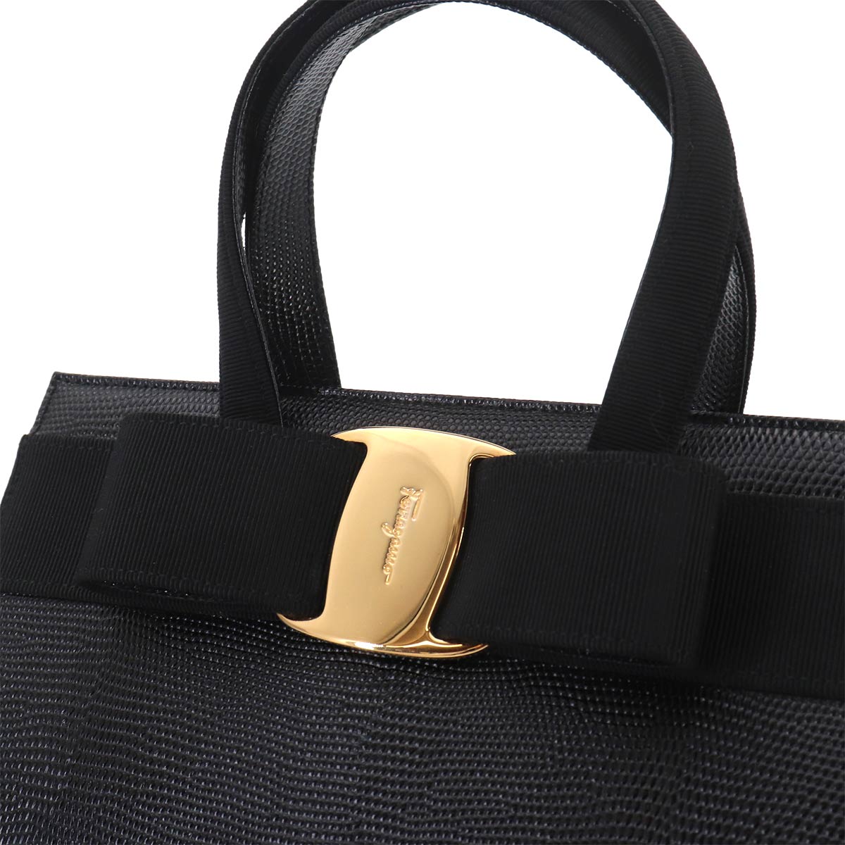 Vara 2way Hand Shoulder Bag Leather Black Purse