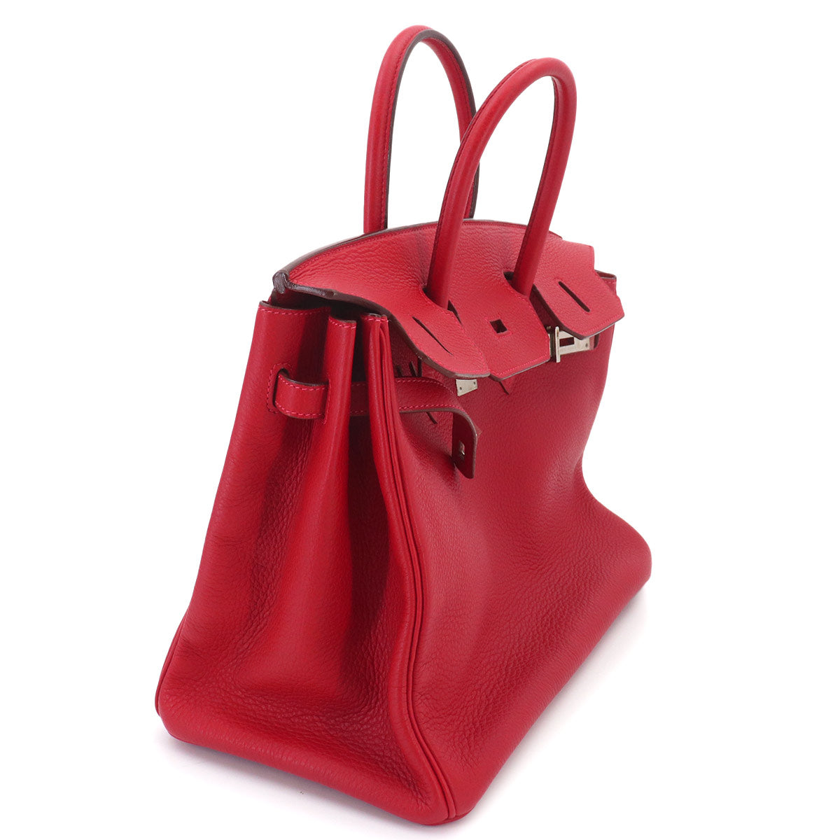Birkin 35 Veau Togo Rouge Vif Hand Bag Red
