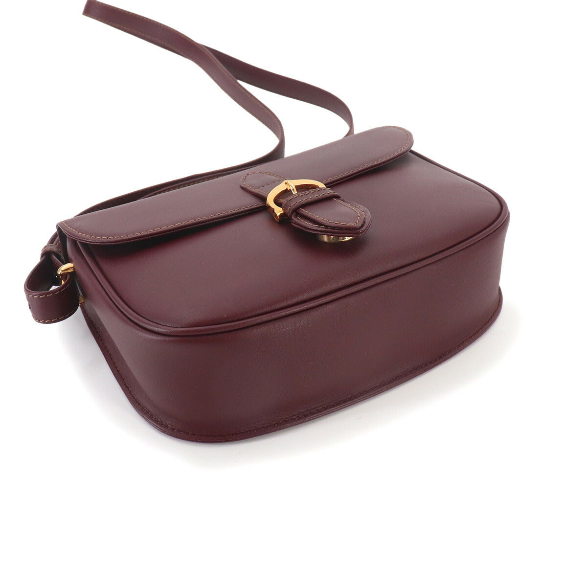 Must Line Shoulder Bag Leather Bordeaux Purse