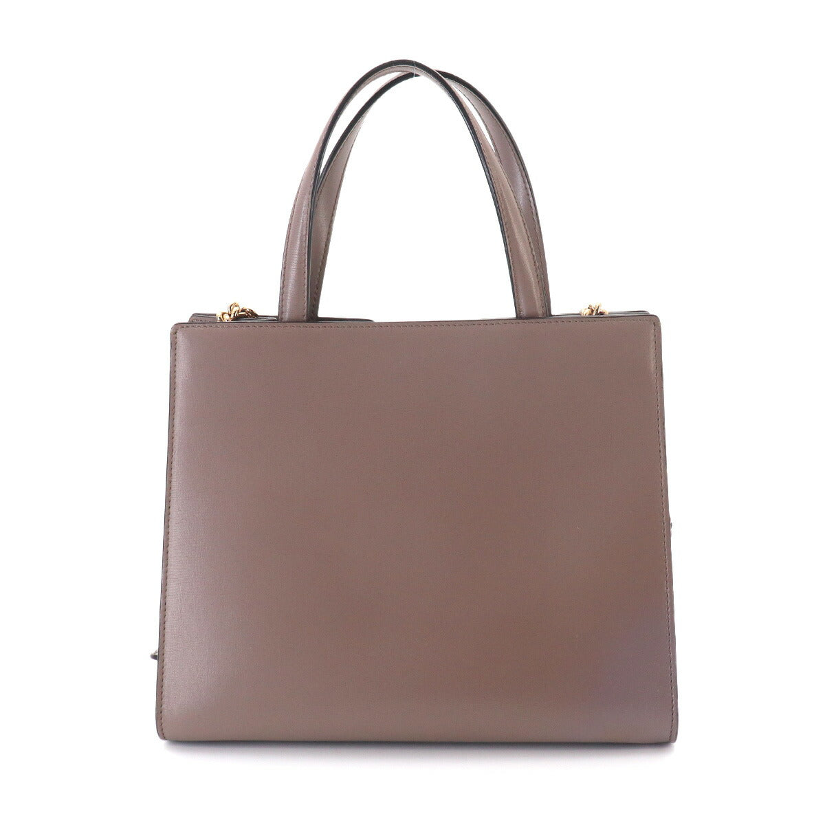 Vara 2way Hand Shoulder Bag Leather Caraway Seed