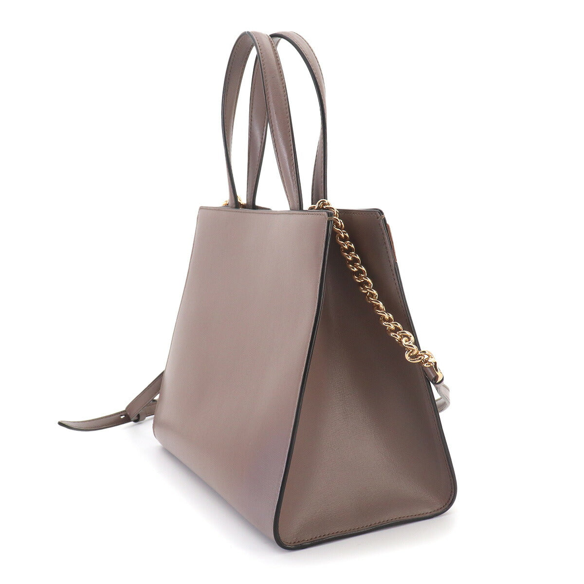 Vara 2way Hand Shoulder Bag Leather Caraway Seed